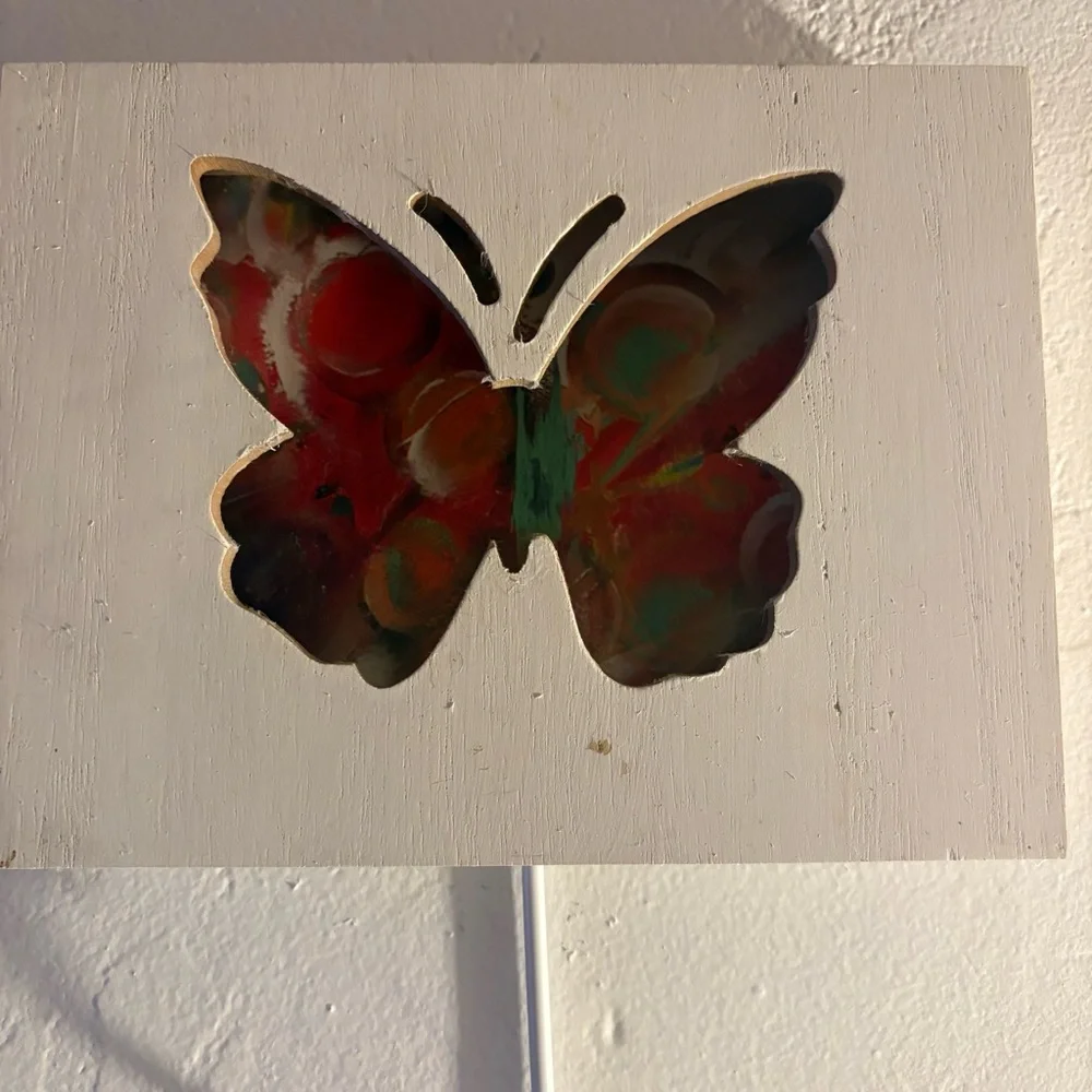 🦋 Butterfly Wall Hook & Decorative Plaque | Cottage / Farmhouse Decor 🦋
